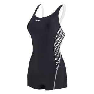 洲克泳衣女士竞速zoke平角女款游泳衣女孩专业训练泡温泉显瘦泳装