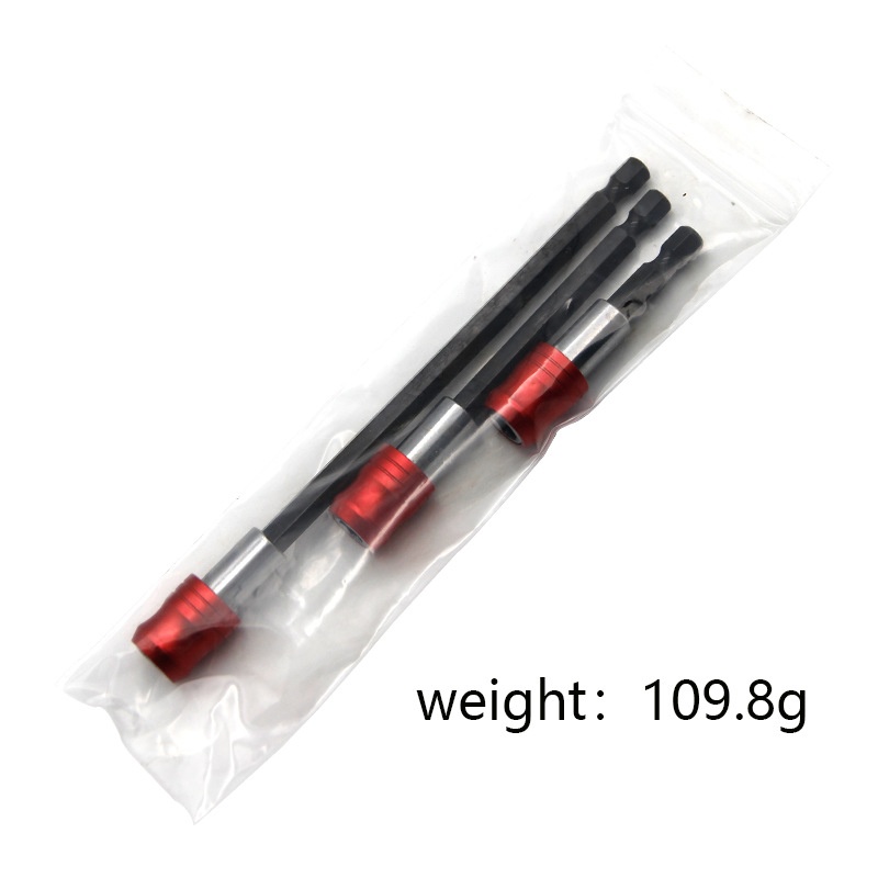 六角柄红色快脱自锁接杆加长杆 60/100/150mm起子批头延长杆