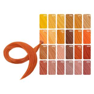 ND家毛娘万用发排073-096色cos假发料发片橙橘黄金烟粉绯棕朱bjd