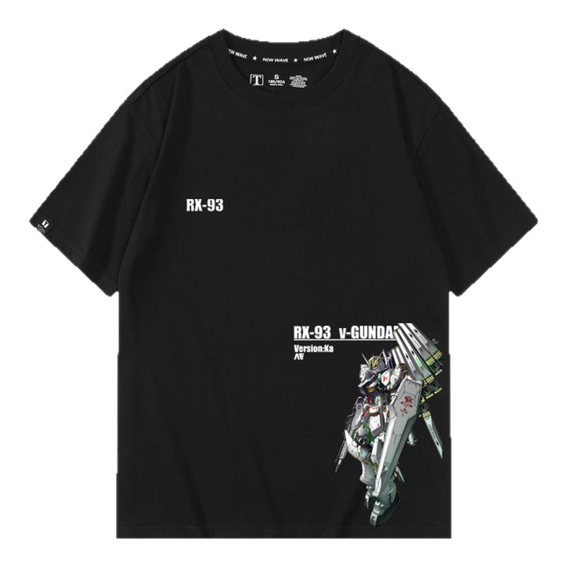 休闲宽松纯棉情侣短袖