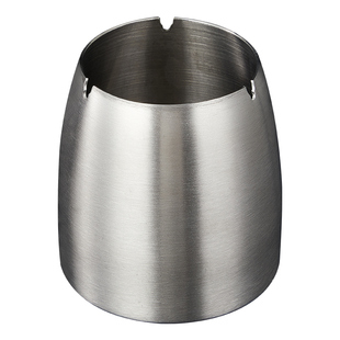 不锈钢烟灰缸酒吧专用防风防飞灰烟灰缸大号创意复古烟缸定制logo