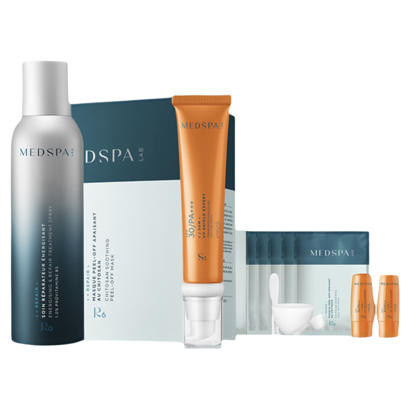 MEDSPA美帕修护三宝喷雾150ml壳聚糖面膜防晒30ml