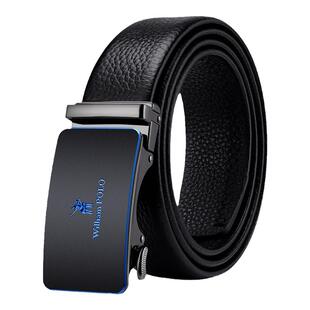 英皇保罗皮带男真皮自动扣韩版潮流休闲百搭年轻人男士腰带纯牛皮