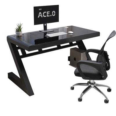 3c认证钢化玻璃台式电脑桌