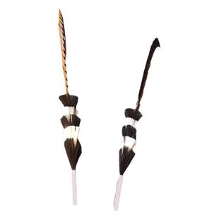 灵羽舞蹈道具儿童翎子翎毛道具戏曲头饰翎羽舞台表演道具翎子道具