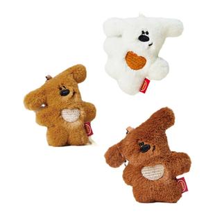 TheGreenParty我们仨狗狗挂件小熊钥匙扣送礼物包包挂饰毛绒公仔