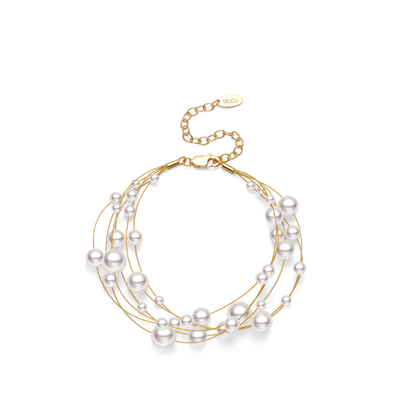 多层珍珠手链iKiCo结婚新娘高级