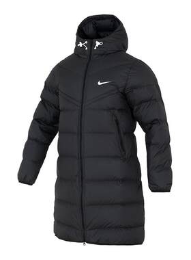 nike耐克中长款羽绒服男装正品2026夏季正品运动服女保暖羽绒外套