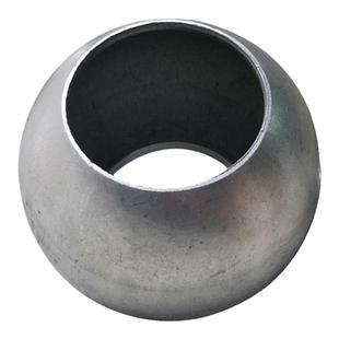 铁艺带孔铁球加厚65/76/80/90-210mm楼梯扶手装饰带孔空心铁圆球