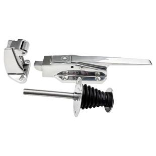 冷冻库门锁1178冰库锁316不锈钢安全把手船用门锁烘箱锁冰柜配件