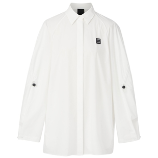 【solotex塔夫绸】VVNK JANE PLUS夏季新款抽褶宽松衬衫女