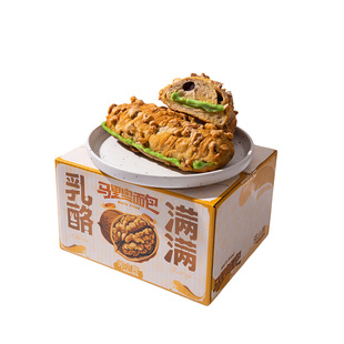 【顺丰速运】邻小言每日坚果核桃马里奥面包0蔗糖新鲜短保即食