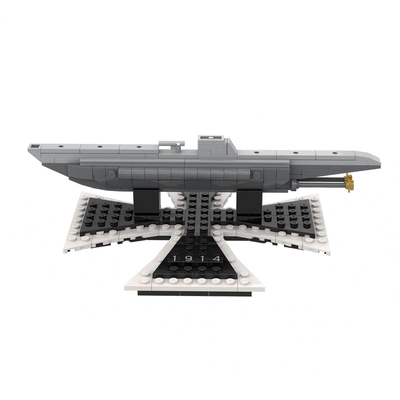 U-9德国IIB型潜艇积木模型玩具