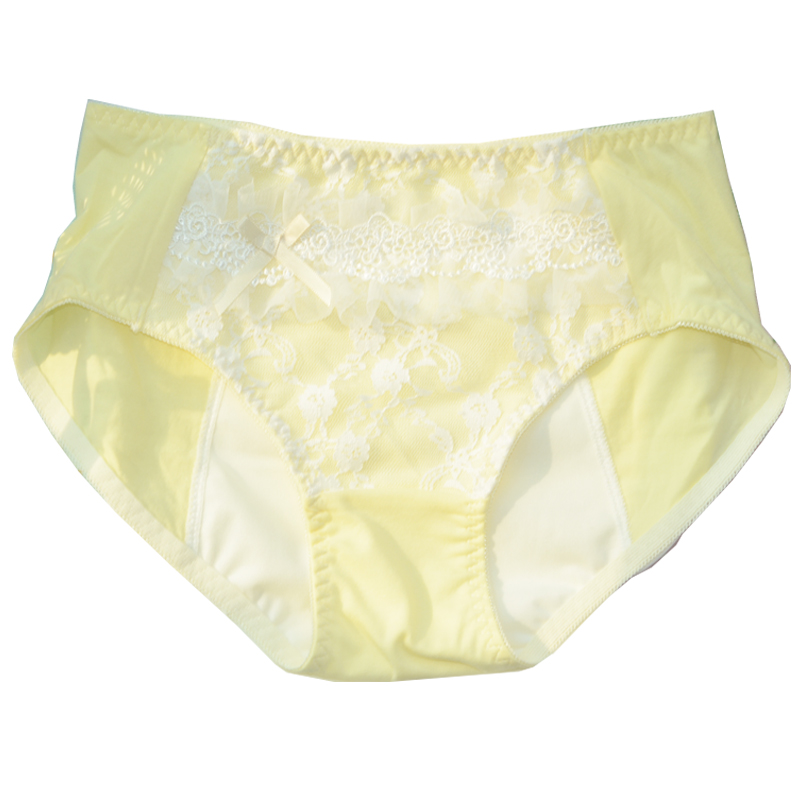 生理褲女式學(xué)生月經(jīng)期防漏大碼姨媽刺繡假例純棉蕾絲內(nèi)褲少女日系