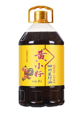黄小籽5升四川农家纯菜籽油