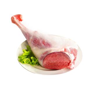 宁鑫 盐池滩羊 整根羊后腿 原切羊腿 生鲜地标羊肉 4斤 宁夏滩羊