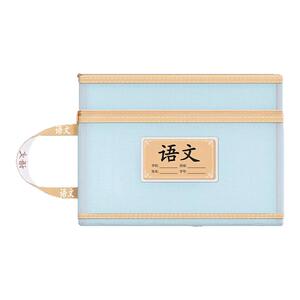学科文件袋初中生双层加厚手提袋