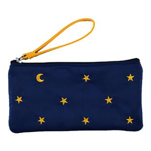 韩国ins日系刺绣初高中学生笔袋简约小清新大容量女生可爱文具袋