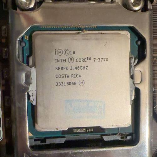 议价英特尔i73770CPU3.4GHz四核可维修