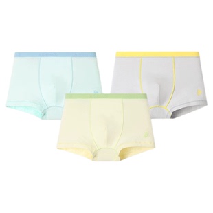 久岁伴男童内裤夏薄款不夹PP儿童中大童平角四角2025新款纯棉抑菌