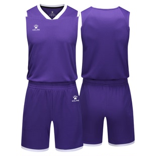 新款卡尔美篮球服套装男训练队服儿童比赛球服透气速干运动服定制