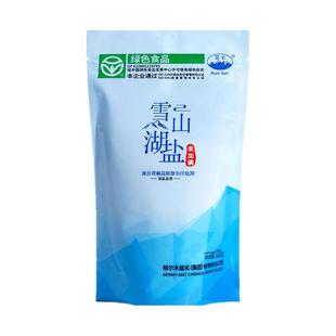 昆仑雪山天然青海湖盐家用甲状腺无抗结剂未加不加碘食用藏青食盐