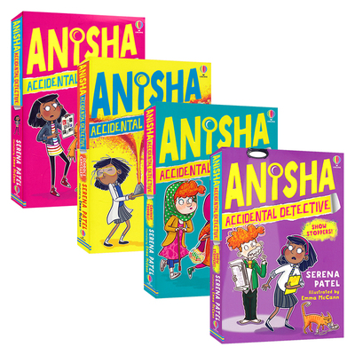 Anisha Accidental Detective 1-6 意外侦探阿妮莎 侦探推理 奇幻冒险 校园成长 章节小说 英语课外读物 英文原版进口儿童图书