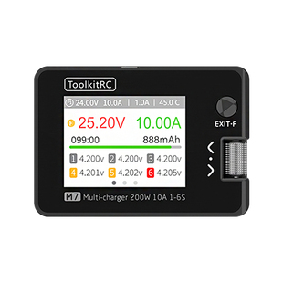 ToolkitRc M7充电器200W 10A航模车模大功率多功能平衡充电器1-6S