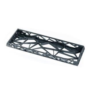 镂空铝合金外壳客制化wooting60HE磁轴机械键盘CNC阳极工艺gh铝壳