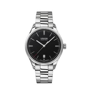 [礼物]Union格拉苏蒂宇联德国手表维罗黑盘日历机械男士女士腕表