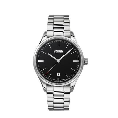 维罗系列黑盘日历腕表