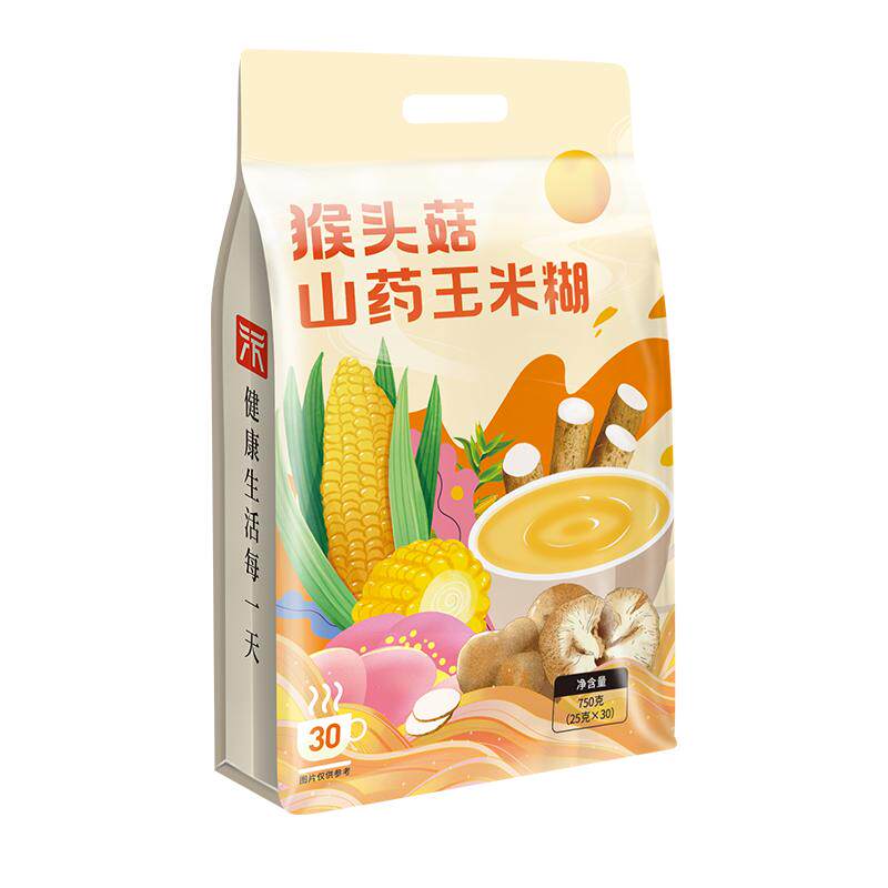 猴头菇山药玉米糊羹即食饱腹猴菇养食品胃粉葛根营养早餐速食冲饮