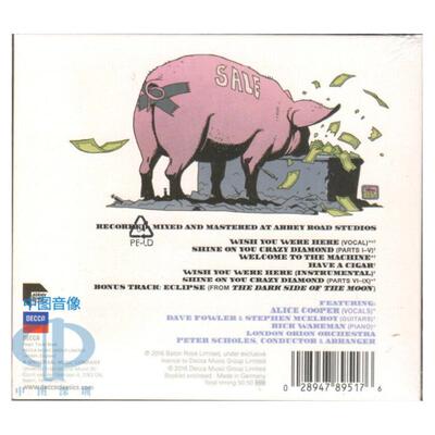 欧版进口平克弗洛伊德PinkFloyd's Wish You Were Here Symphonic