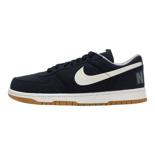 Nike耐克男鞋2026春季BIG NIKE LOW黑白复古帆布鞋板鞋854166-003