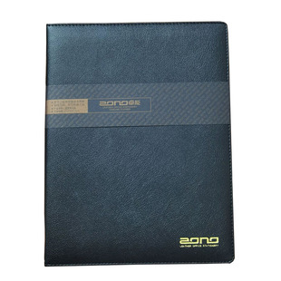 卓能A5B5活页笔记本商务记事本创意多功能工作皮面本子活页芯20孔