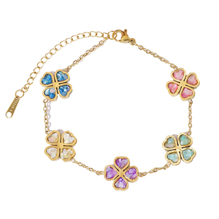 螺钿手链手工diy材料镀金手链diy材料包女款轻奢小众精致礼物国风