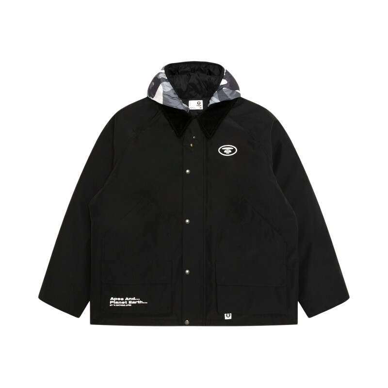Aape可拆卸内胆厚羽绒服两件套