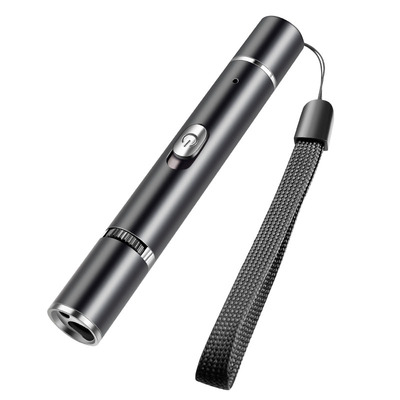 激光逗猫棒伍德氏紫光检测宠物猫藓红外线手电激光笔宠物专用玩具