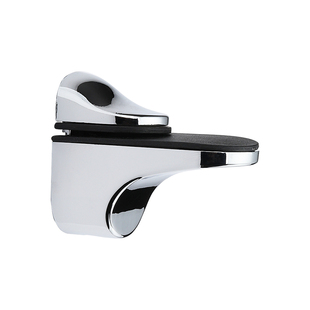 不锈钢玻璃夹鱼嘴夹固定夹子可调合金隔板支架夹搁板层板五金配件