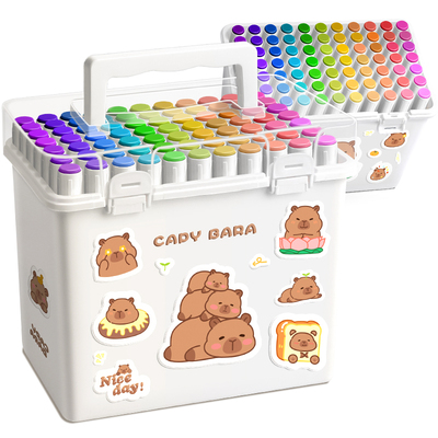 马利官旗正品丙烯马克笔儿童专用