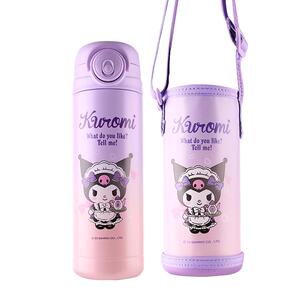 三丽鸥玉桂狗库洛米316两用学生食品级保温杯带杯套上学女孩防摔