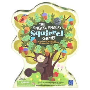 美国Learning Resources小松鼠桌游儿童宝宝益智玩具四人抢松果