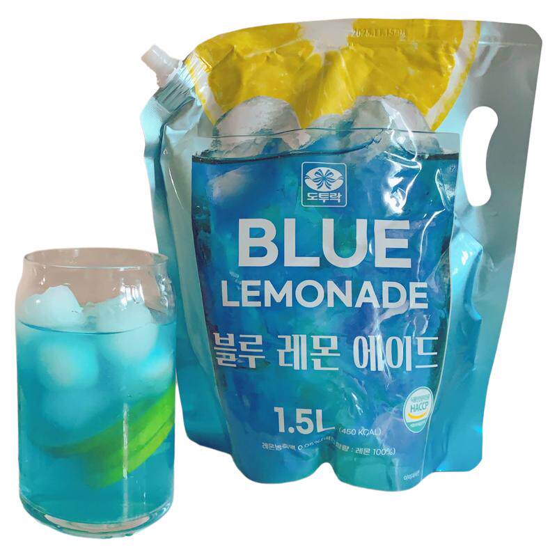 韩国原装进口蓝色柠檬/桃子红茶