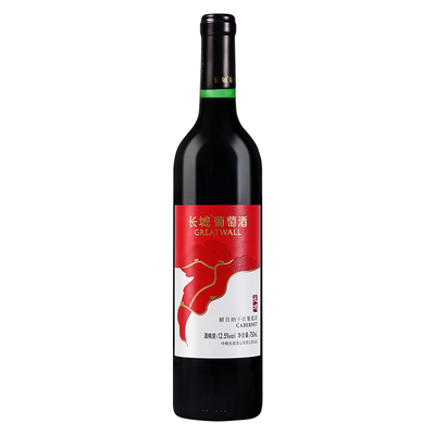 长城红酒解百纳干红葡萄酒国产红酒750ml*2瓶整箱【泡沫箱发货】