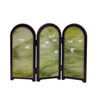 中古风玄关装饰品摆件入户门口鞋柜电视柜客厅家居好物高级感小众