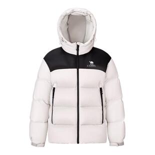 骆驼火山羽绒服2.0秋冬2025新款户外加厚保暖防寒外套男装90绒