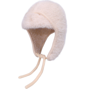 蜗牛爬爬家雷锋帽女冬季加绒加厚防寒毛绒帽子女款冬天护耳保暖帽