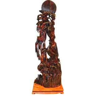 红木生肖骏马国标交趾黄檀木根雕中式家居马到成功摆件实木雕双马