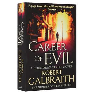 Career of Evil 罪恶生涯 英文原版 邪恶事业 英文版 Robert Galbraith 推理小说 JK罗琳化名作品 进口英语书籍