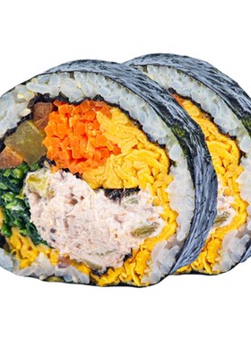 米曰黑醋金枪鱼紫菜包饭寿司卷